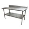 Bk Resources Work Table 16/304 Stainless Steel With Undershelf, 5"Riser 60"Wx30"D CVTR5-6030 - alternate 5